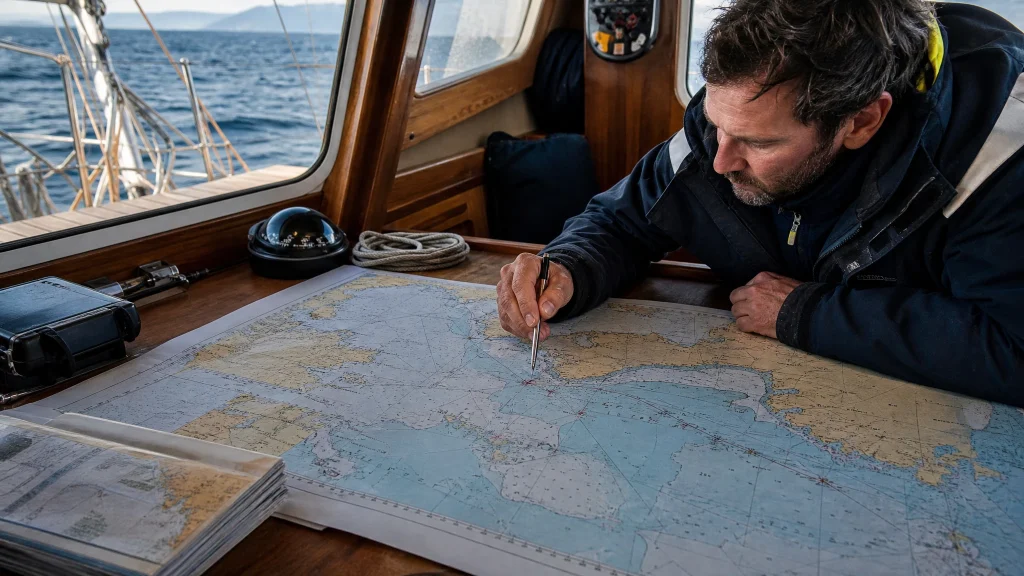 Einen längeren Segeltörn planen: Route, Wetter und Etappen