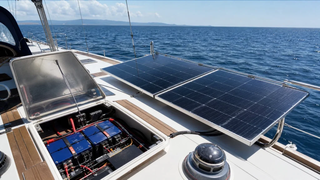 Alimentation électrique à bord : Bien planifier l'installation de panneaux solaires et de batteries sur les voiliers
