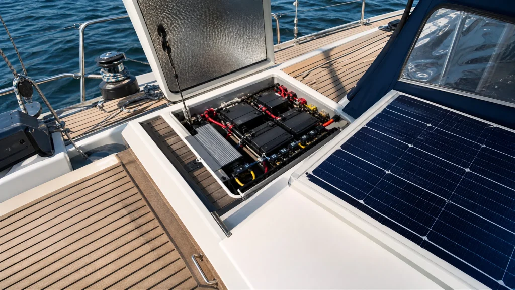 Alimentation électrique à bord : Bien planifier l'installation de panneaux solaires et de batteries sur les voiliers