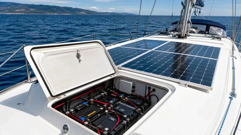 Alimentation électrique à bord : Bien planifier l'installation de panneaux solaires et de batteries sur les voiliers